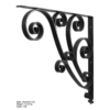Decorative Iron Porch Canopy Support Bracket 36x36x2-7/8